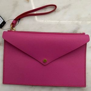 Marc Jacobs Saffiano Leather Envelope Wristlet